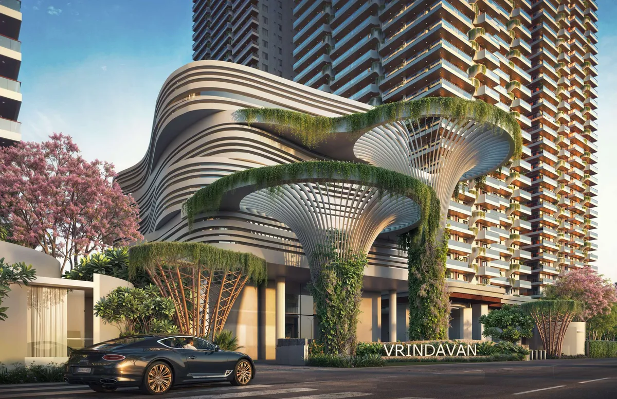 Clubhouse facade visualization at Namishree Vrindavan