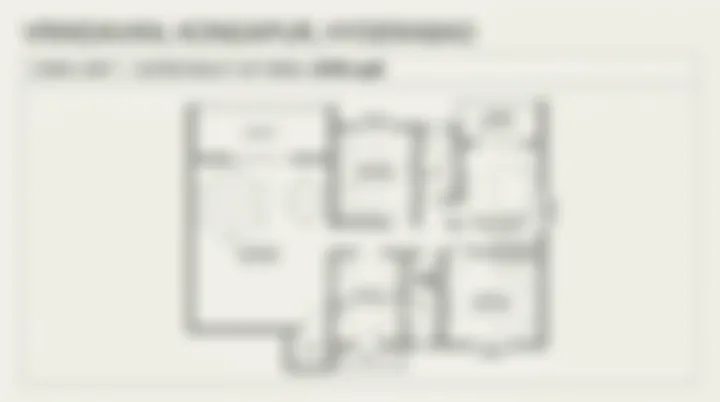 3 BHK floor plan at Namishree Vrindavan, 2,190 sqft